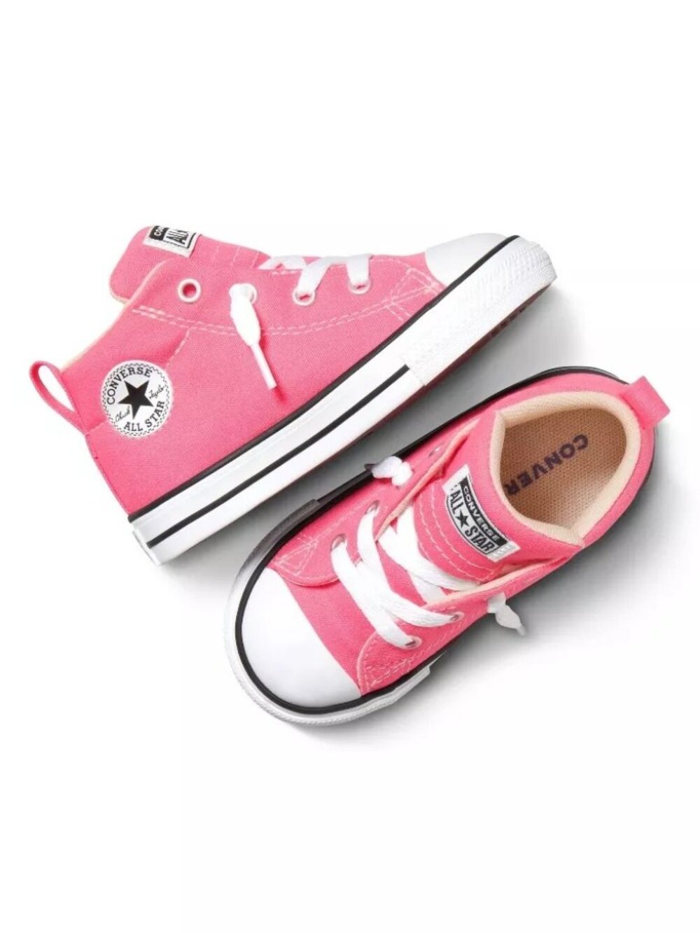 NEW Converse Toddler Street Mid Top Sneakers - Pink - Size 8T